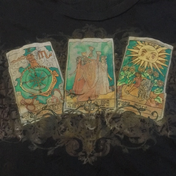 Andrew Charles Tops - Tarot print Andrew Charles  scoop neck tee